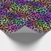 Rainbow Animal Print Cadeaupapier (Hoek)