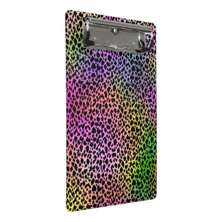 Rainbow Animal Print Mini Klembord