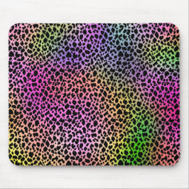 Rainbow Animal Print Muismat
