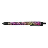 Rainbow Animal Print Zwarte Inkt Pen (Bodem)