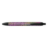 Rainbow Animal Print Zwarte Inkt Pen (Achterkant)