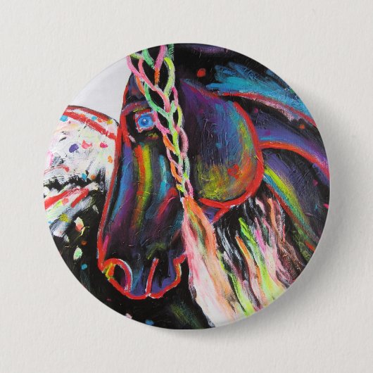 Rainbow Appaloosa Button (Voorkant)