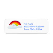 Rainbow Arch Mailing Labels (Voorkant)