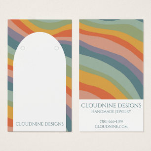 Rainbow Arch Oorbel Ketting Sieraden Display Kaart