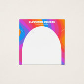 Rainbow Arch Oorbel Ketting Sieraden Display Kaart (Voorkant)