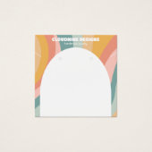 Rainbow Arch Oorbel Ketting Sieraden Display Kaart (Voorkant)