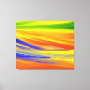 RAINBOW ART VOOR COLORFUL SKY PAINT CANVAS AFDRUK