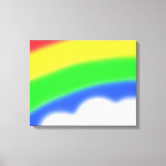 Rainbow Art Wrapped Canvas (Voorkant)