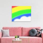 Rainbow Art Wrapped Canvas Afdruk (Insitu (Woonkamer))