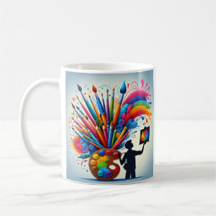 Rainbow Artist Peintre café tasse de thé tasse de