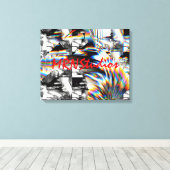 Rainbow Assault Canvas afdrukken (Insitu (Houten vloer))