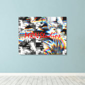 Rainbow Assault Canvas afdrukken (Insitu (Houten vloer))