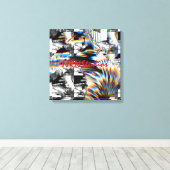 Rainbow Assault Canvas afdrukken (Insitu (Houten vloer))