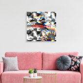 Rainbow Assault Canvas afdrukken (Insitu (Woonkamer))