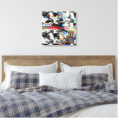Rainbow Assault Canvas afdrukken (Insitu (Slaapkamer))