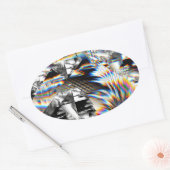 Rainbow Assault Ovale Sticker (Envelop)