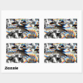 Rainbow Assault Rechthoekige Sticker (Vel)