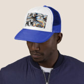Rainbow Assault Trucker Hat Pet (In situ)