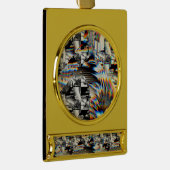 Rainbow Assault Verguld Banner Ornament (Rechts)