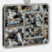 Rainbow Assault Verzilverd Kader Ornament (Rechts)