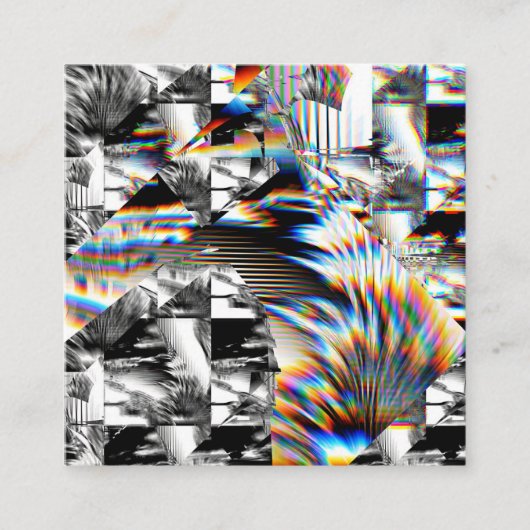 Rainbow Assault Vierkante Visitekaartje (Voorkant)