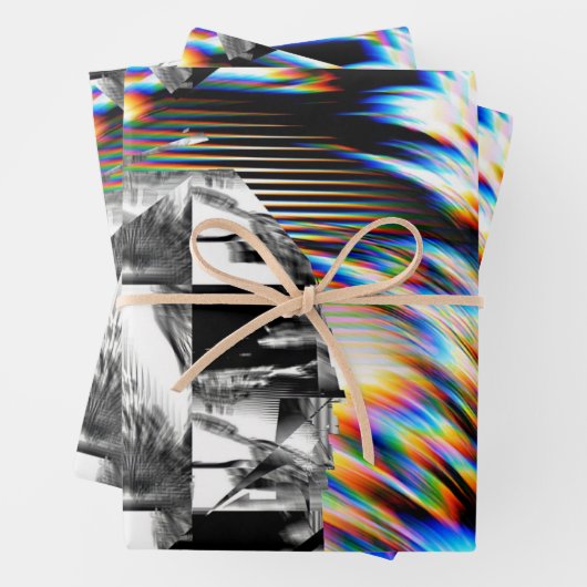 Rainbow Assault Wrapping Paper Flat Sheet Set van  (In situ)