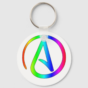 Rainbow Atheïst Sleutelhanger