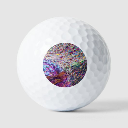 Rainbow Aura Crystals Golfballen (Voorkant)