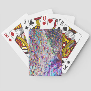 Rainbow Aura Crystals Pokerkaarten