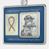 Rainbow Awareness Angel Ornament personaliseren (Links)