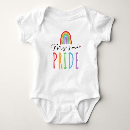 Rainbow Baby: Mijn eerste Pride Bodysuit (Voorkant)