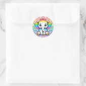 Rainbow baby olifant stickers (Tas)