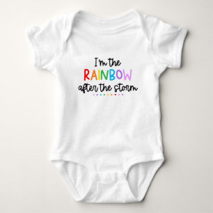 Rainbow Baby Quote Romper
