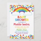 Rainbow Baby shower Invitation Kaart (Voorkant)