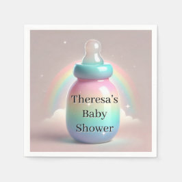 Rainbow Baby shower Napkins Servet