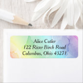 Rainbow Baby shower retouradres Etiket (Insitu)