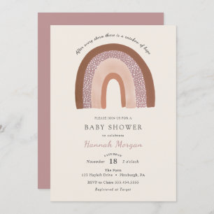 Rainbow Baby shower-uitnodiging Kaart