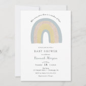 Rainbow Baby shower-uitnodiging Kaart (Voorkant)