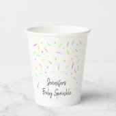 Rainbow Baby Sprinkle Papieren Bekers (Voorkant)
