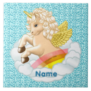 Rainbow Baby Unicorn Tegeltje