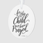 Rainbow baby Zwangerschap Gepersonaliseerde Kerstm Ornament (voorkant)