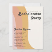 Rainbow Bachelorette Party van Modern Retro 70 Kaart (Voorkant)