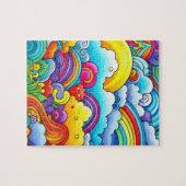 Rainbow backgrounds legpuzzel (Horizontaal)