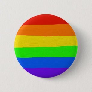 Rainbow Badge Ronde Button 5,7 Cm