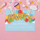 Rainbow Balloons kinderen Birthday Kaart