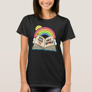 Rainbow Ban Pistolen Boeken geen T-shirt tegen Pis