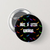 Rainbow Banana Ronde Button 5,7 Cm (Voorkant /achterkant)