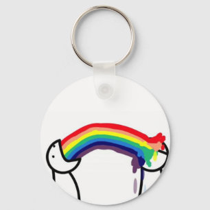 Rainbow Barf Sleutelhanger