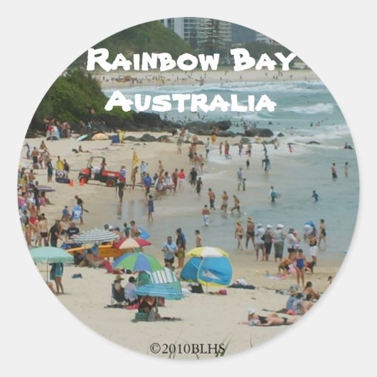 Rainbow Bay Sticker (Voorkant)