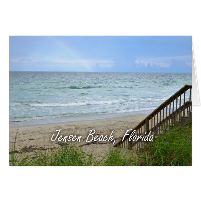 Rainbow Beach Stps Jensen Beach Florida (Voorkant Horizontaal)
